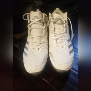 Men's Adidas baseball cleats, size 17